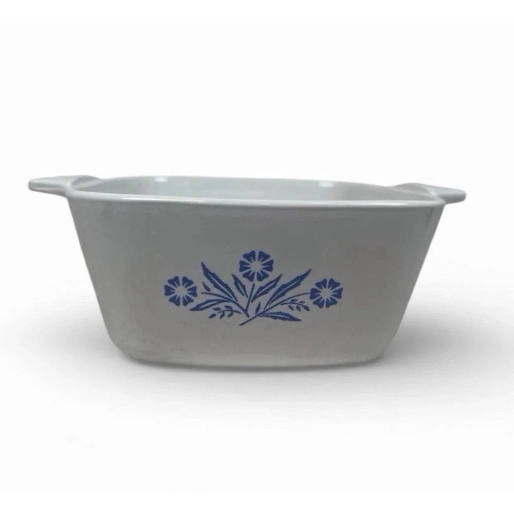 CorningWare Blue Cornflower P-43-B Petite Casserole 700ml Vintage